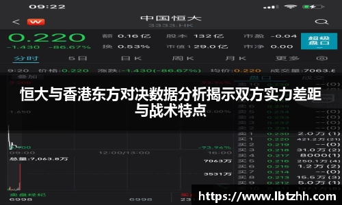 恒大与香港东方对决数据分析揭示双方实力差距与战术特点
